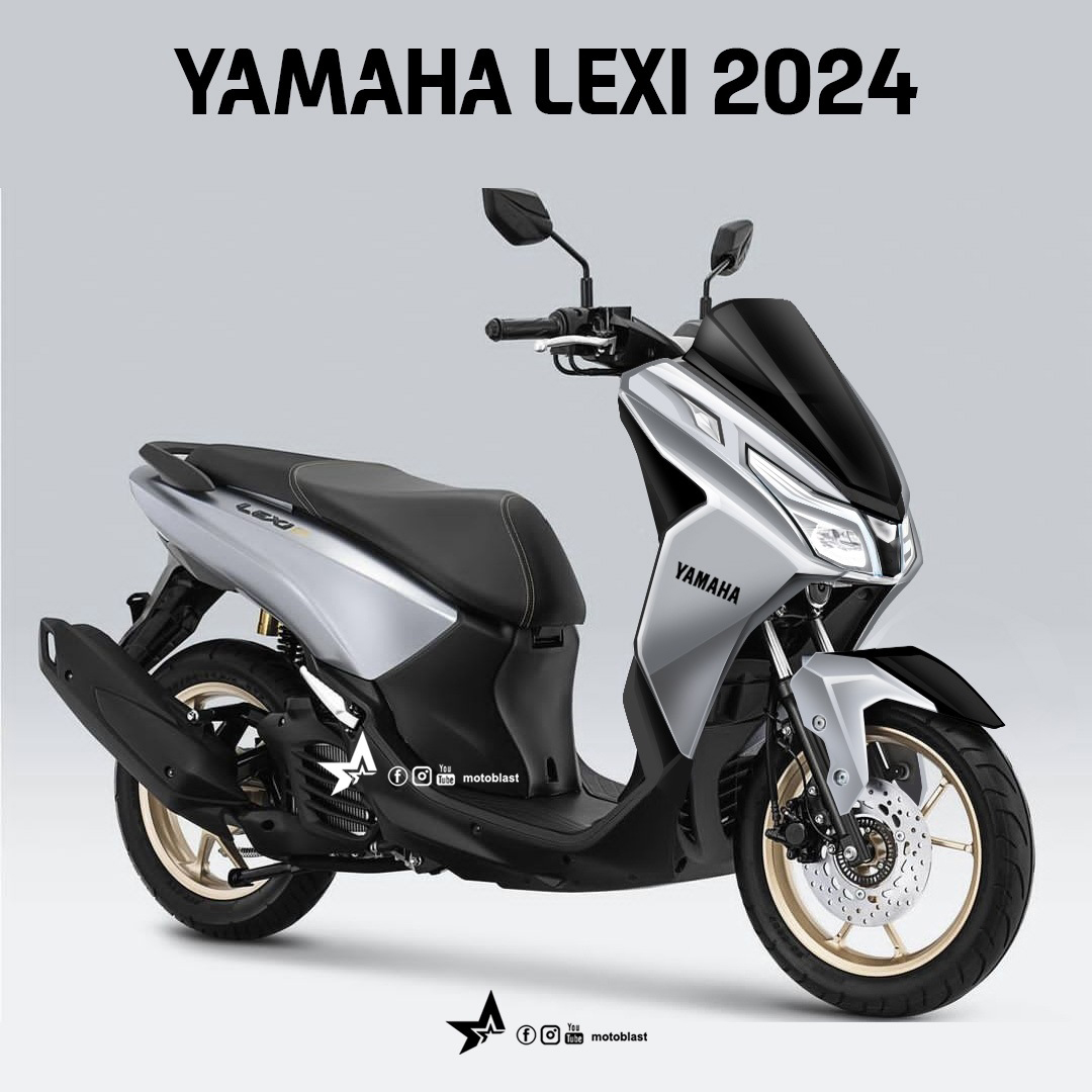 Gambaran Yamaha LEXI 125 Facelift 2024 By MotoBlast