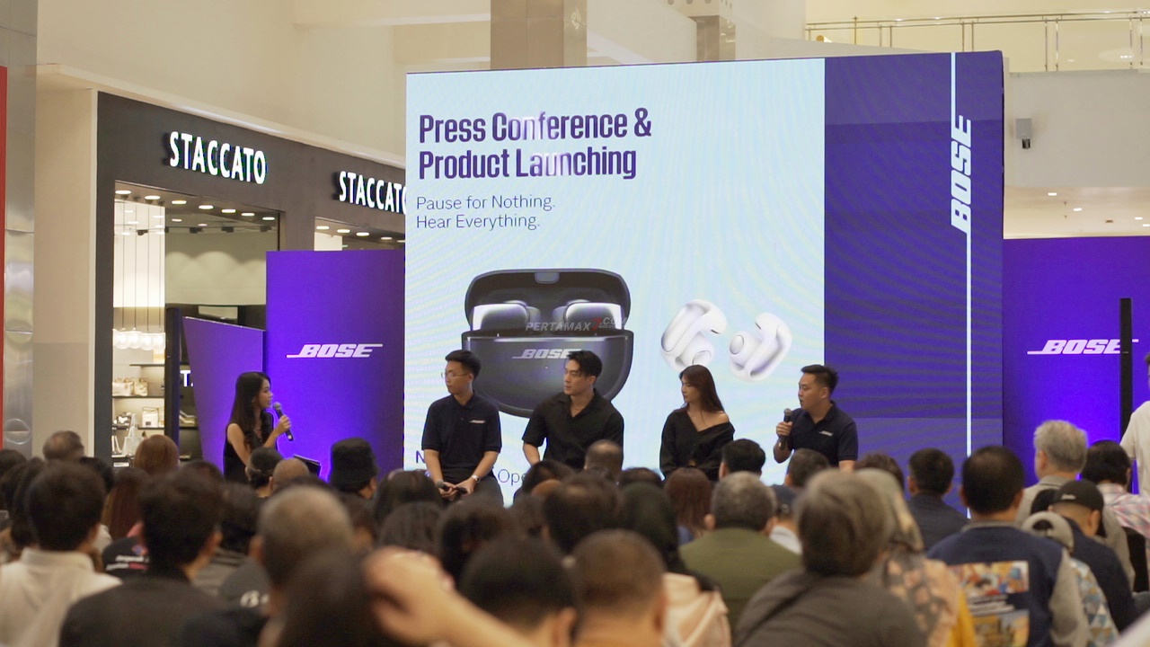 Launching TWS Bose Ultra Open Earbuds Talkshow Session